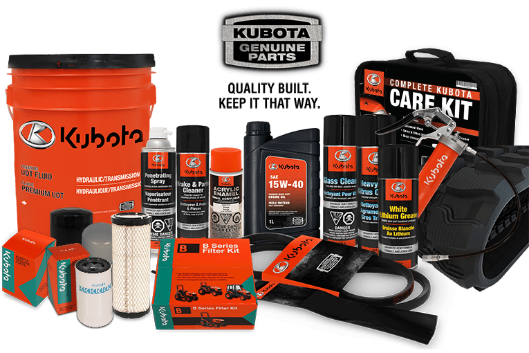 Kubota Genuine Parts - Quality Built Keep It that Way